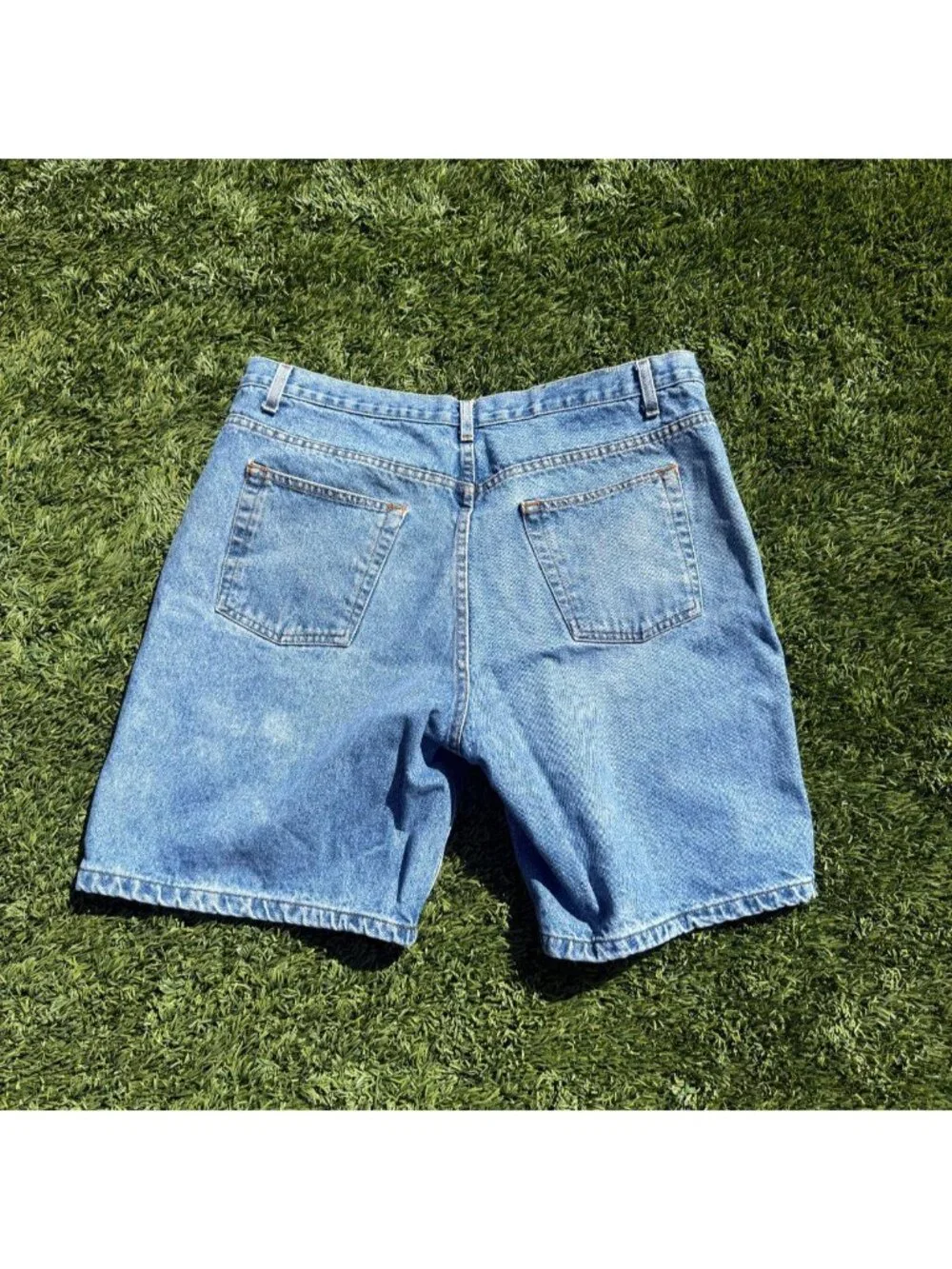 Wrangler Denim Jorts Medium Wash Waist 38 Men’s